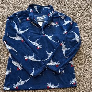 OshKosh B'gosh Navy Dinosaur Fleece